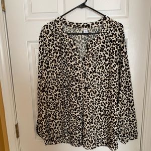 Leopard Print Blouse